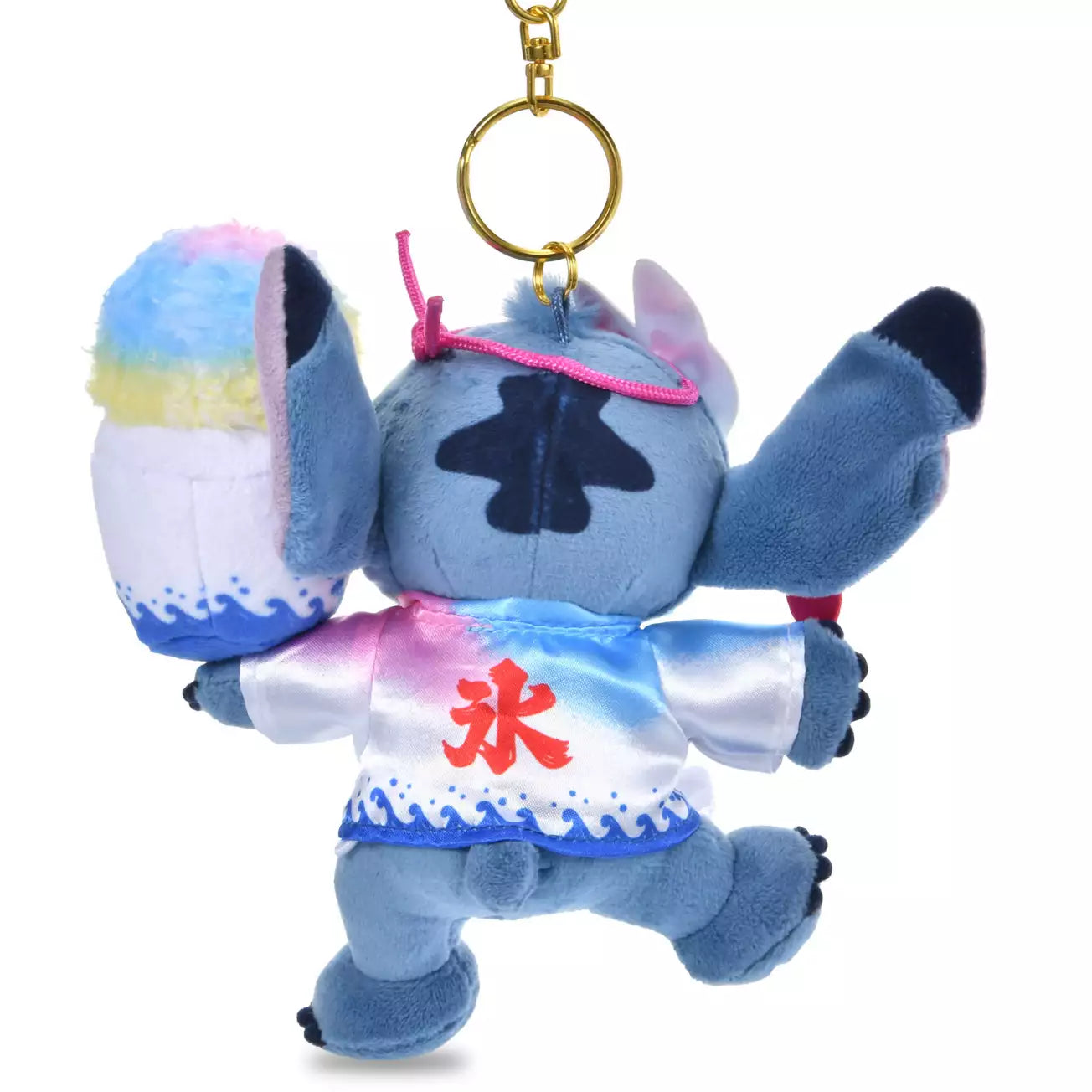 JULY 24 PREORDER - Japan Disney Store - Matsuri / Summer Festival - Stitch Plush Keychain