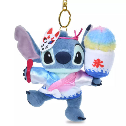 JULY 24 PREORDER - Japan Disney Store - Matsuri / Summer Festival - Stitch Plush Keychain