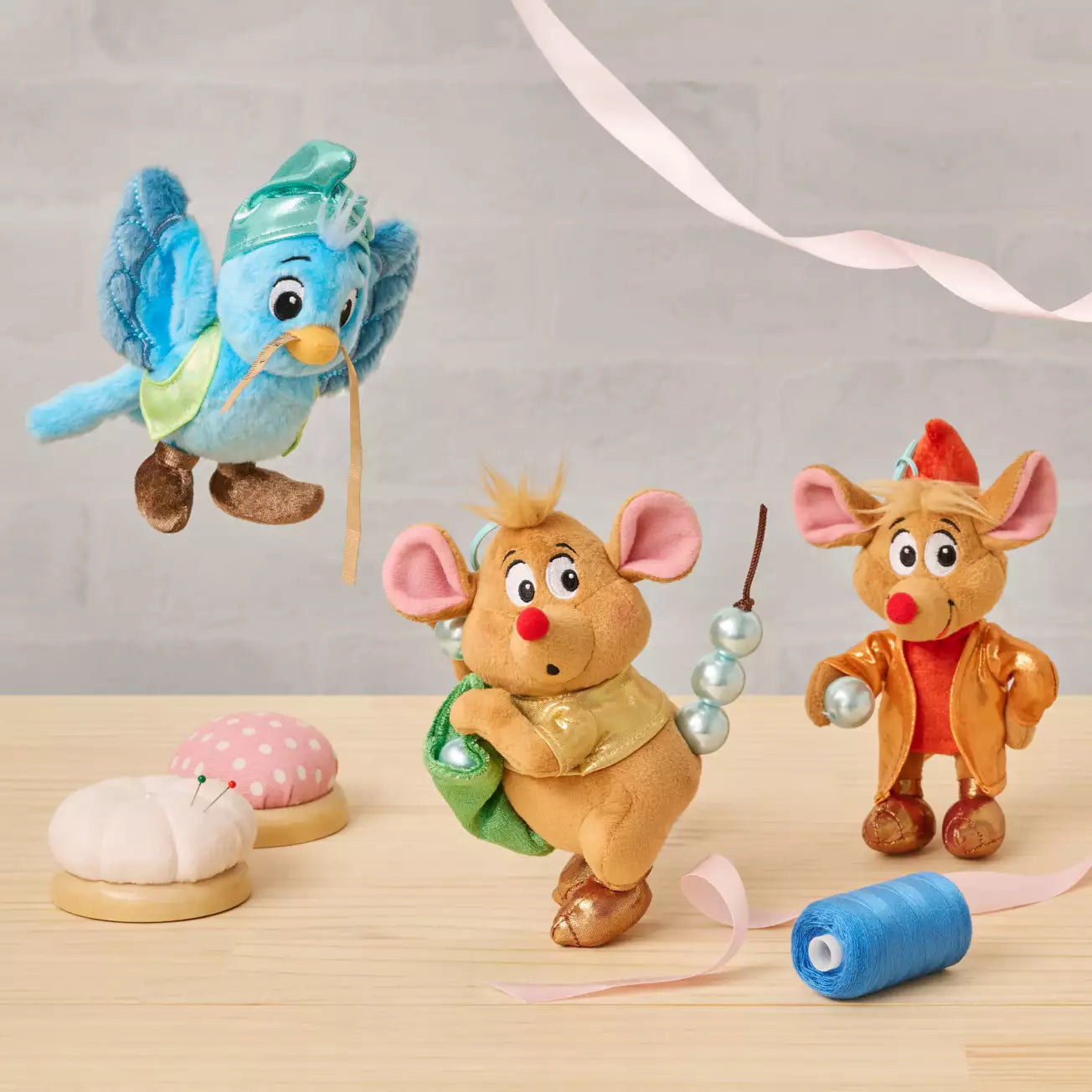 AUG 25 PREORDER - Japan Disney Store - Cinderella - Jack Plush Keychain