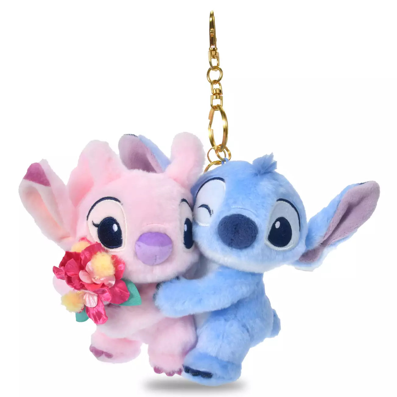 JULY 14 PREORDER - Japan Disney Store - Stitch & Angel Collection - Plush Keychain