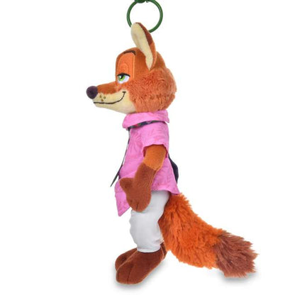AUG 3 PREORDER - Japan Disney Store - Tropical Zootopia - Nick Wilde Plush Keychain