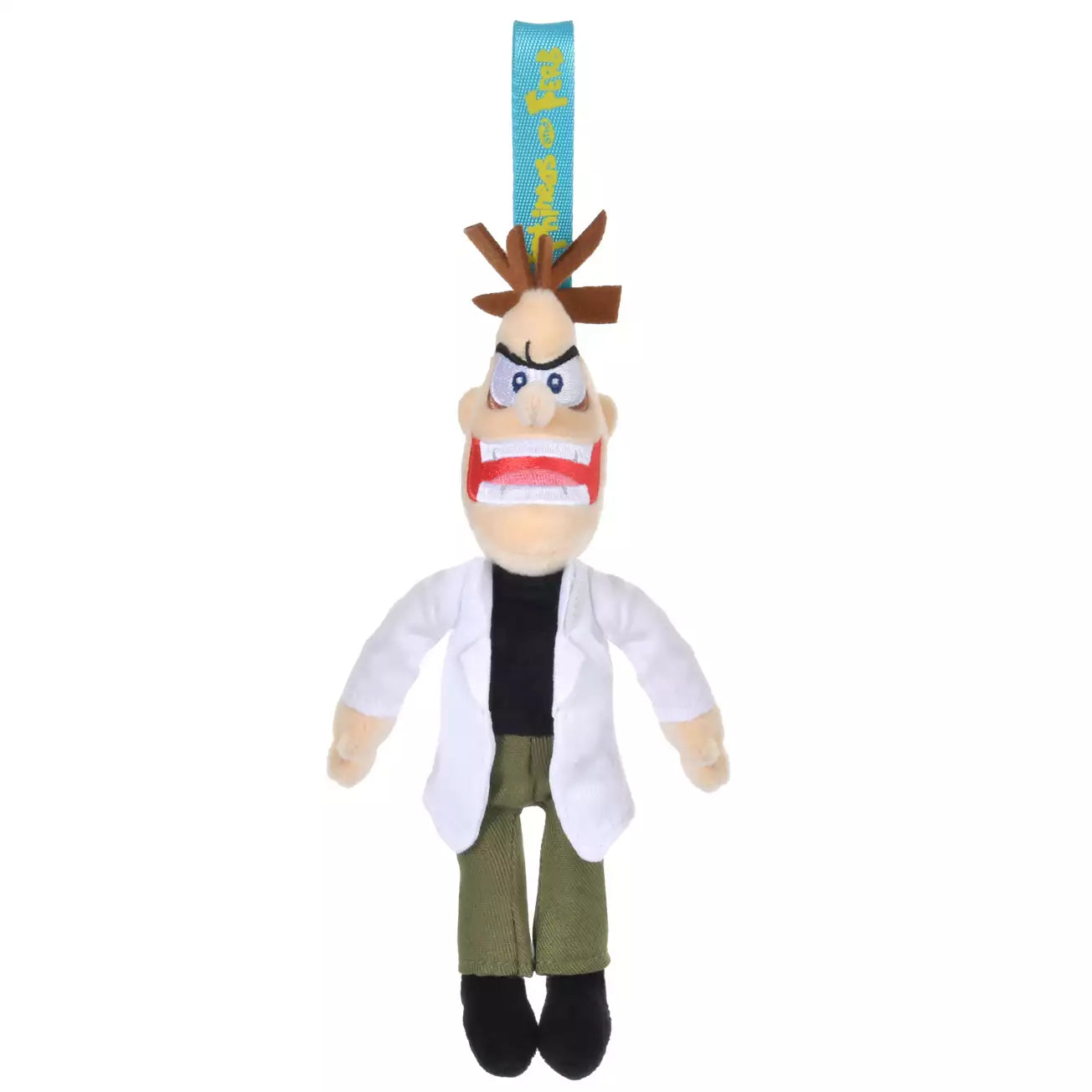 AUG 18 PREORDER - Japan Disney Store - Phineas & Ferb - Heinz Doofenshmirtz Plush Keychain