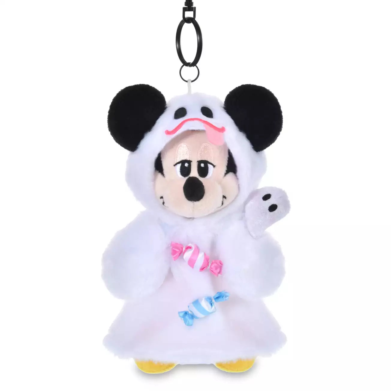 SEPT 1 PREORDER - Japan Disney Store - Halloween 2026 - Mickey Mouse - Ghost Plush Keychain