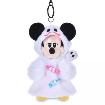 SEPT 1 PREORDER - Japan Disney Store - Halloween 2026 - Mickey Mouse - Ghost Plush Keychain