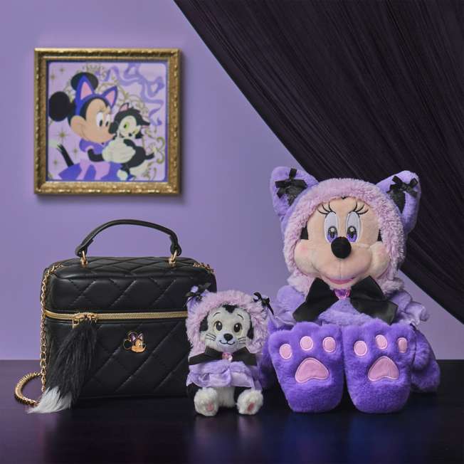 SEPT 1 PREORDER - Japan Disney Store - Halloween 2026 - Minnie & Figaro - Minnie Mouse Plush