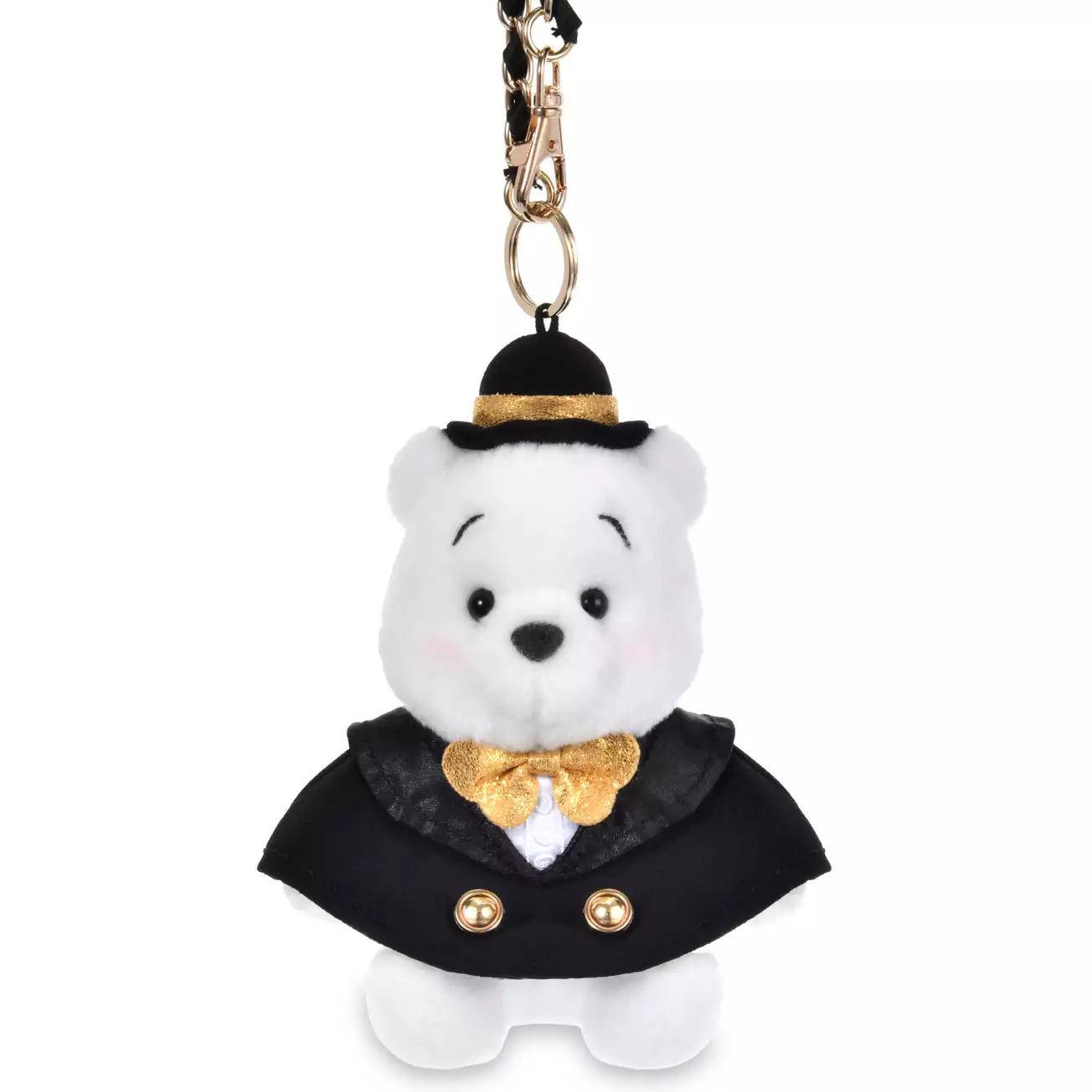 AUG 18 PREORDER - Japan Disney Store - Kuronohi Black Style - Winnie the Pooh Plush Keychain