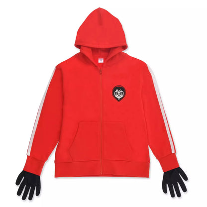 AUG 21 PREORDER - Japan Disney Store - Coco - Miguel Long-Sleeve Hoodie with Gloves - Glow in the Dark