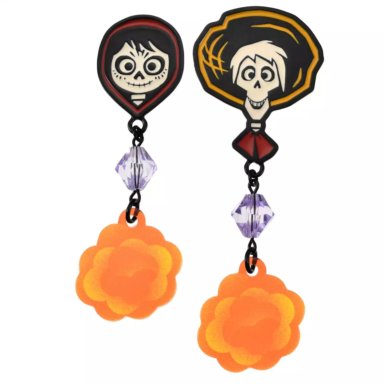 AUG 21 PREORDER - Japan Disney Store - Coco - Miguel & Hector - Swing Asymmetrical Earrings