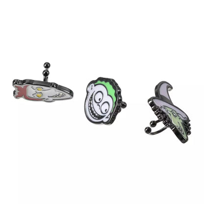 SEPT 7 PREORDER - Japan Disney Store - The Nightmare Before Christmas - Lock, Shock & Barrel Ear Cuff Set