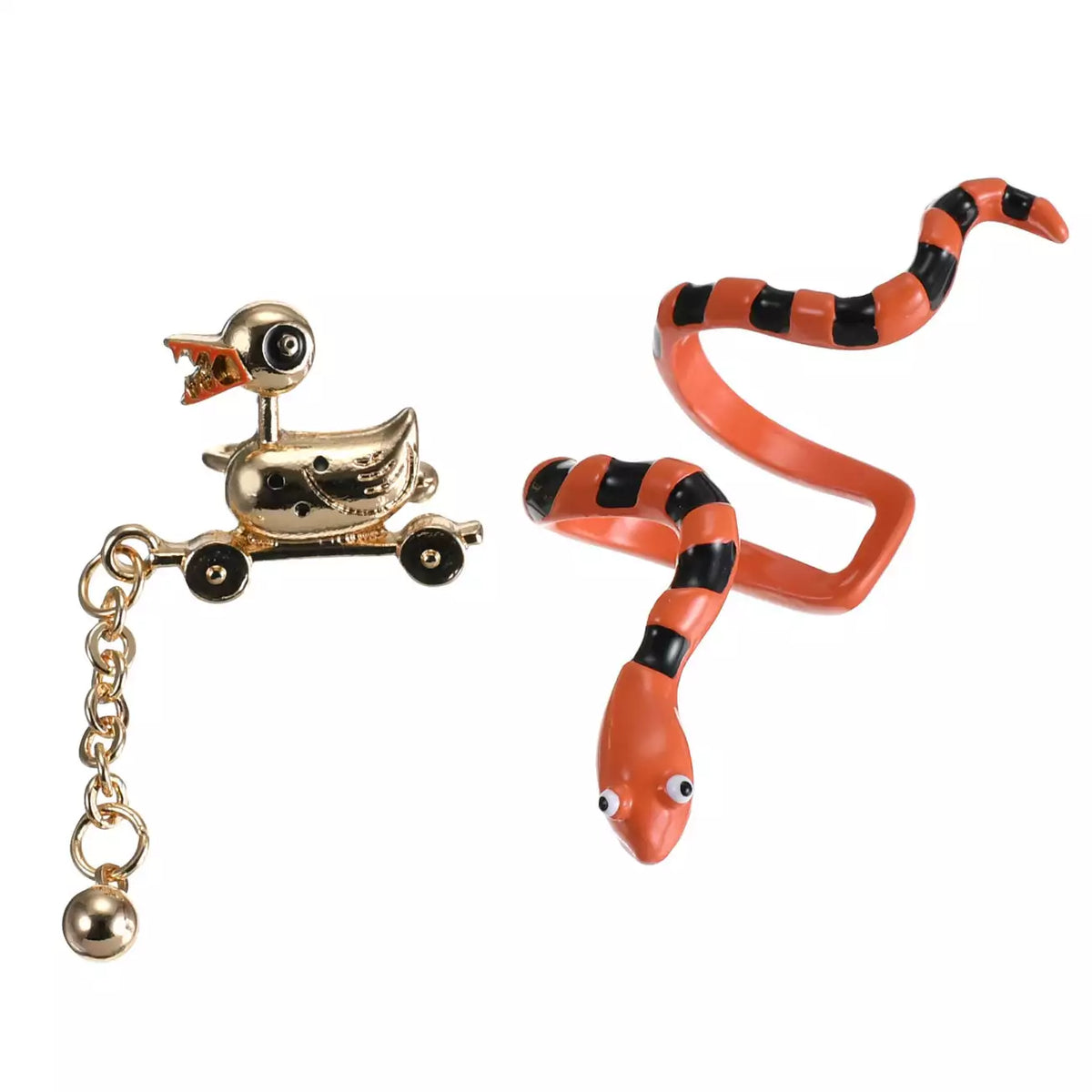 SEPT 7 PREORDER - Japan Disney Store - The Nightmare Before Christmas - Killer Duck & Snake Ear Cuff Set