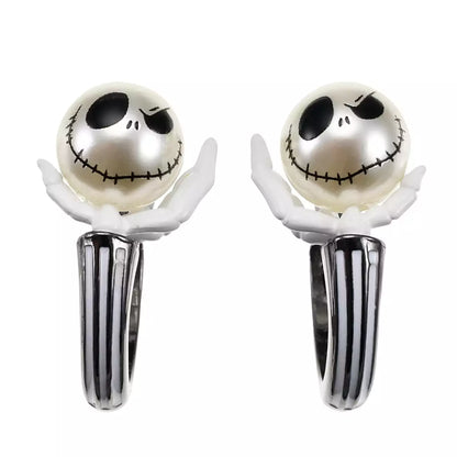 SEPT 7 PREORDER - Japan Disney Store - The Nightmare Before Christmas - Jack Skellington Hoop Earrings