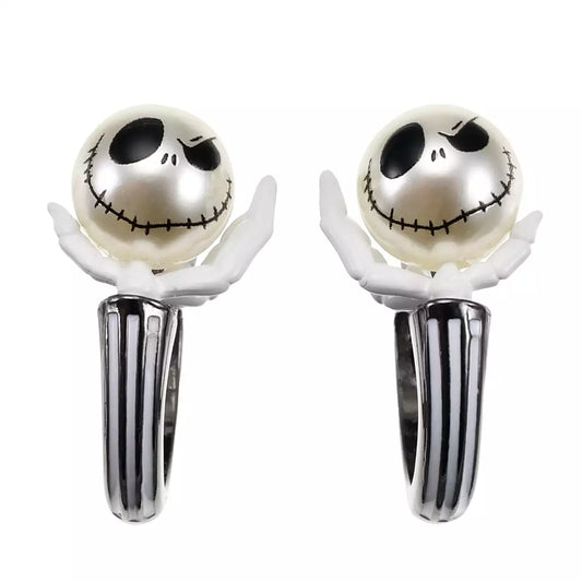 SEPT 7 PREORDER - Japan Disney Store - The Nightmare Before Christmas - Jack Skellington Hoop Earrings