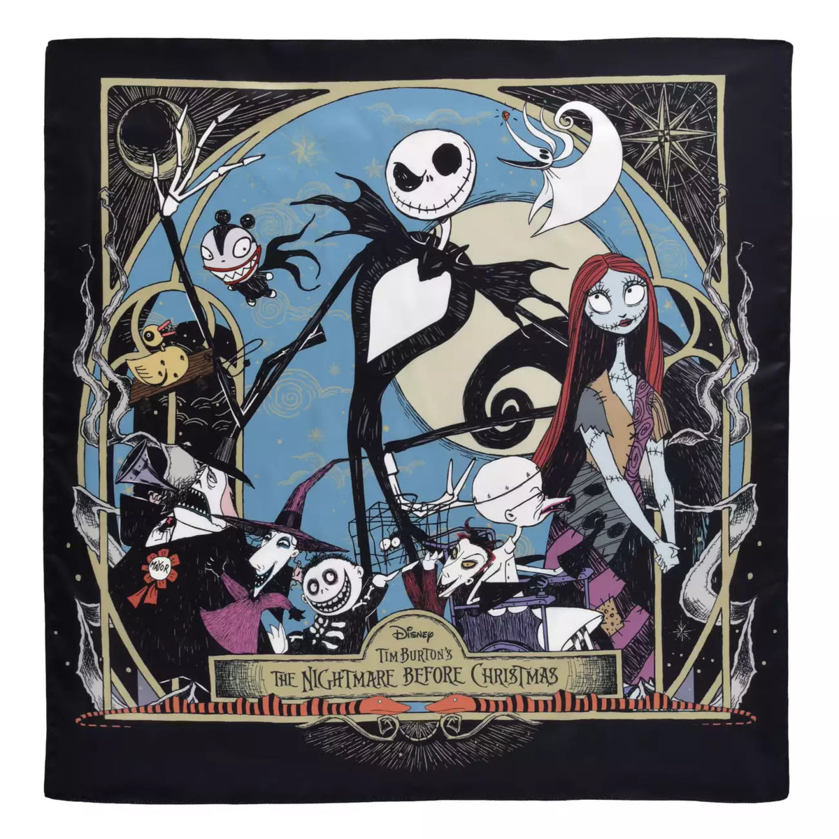 SEPT 7 PREORDER - Japan Disney Store - The Nightmare Before Christmas - Scarf