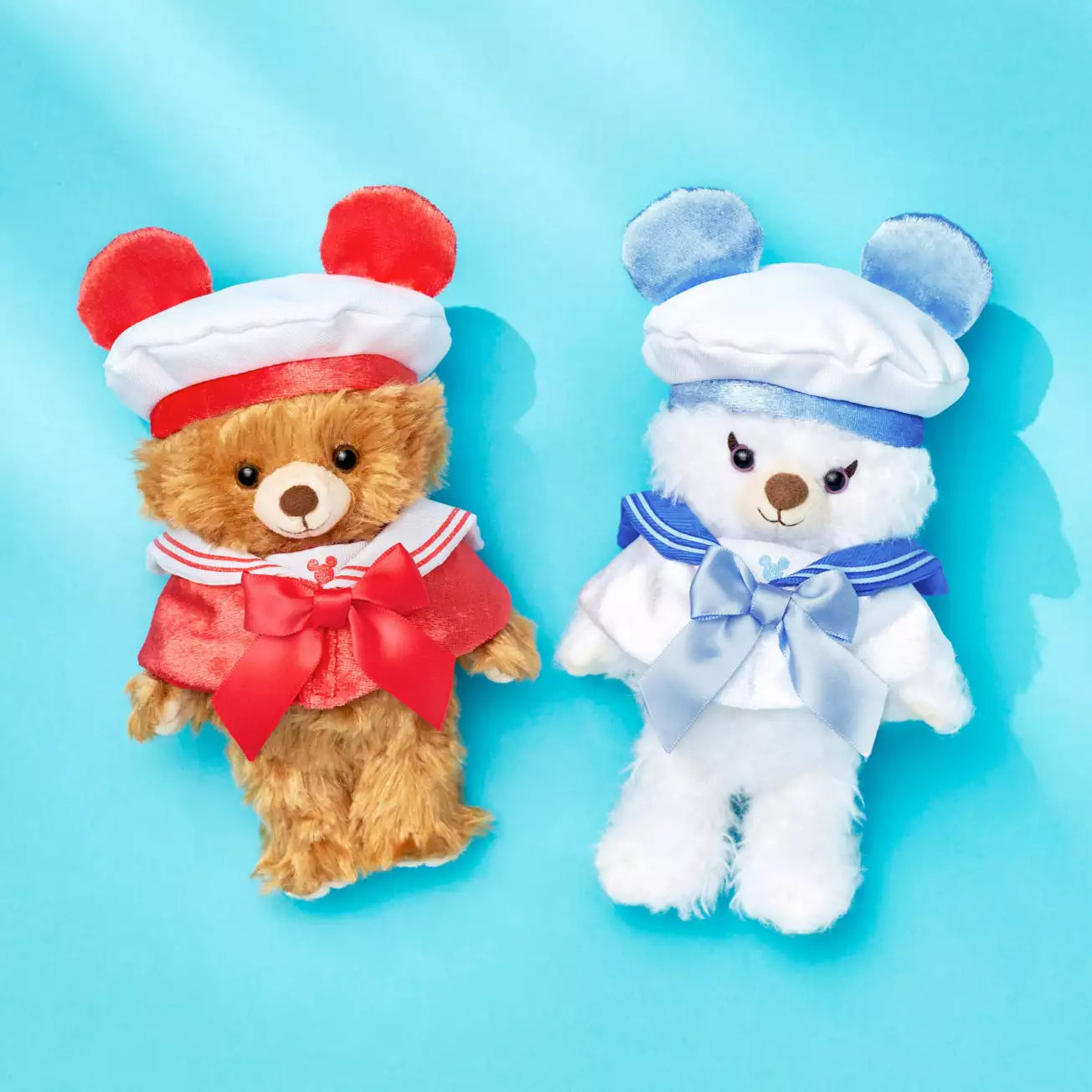 Japan Disney Store - UniBEARsity - Plush Keychain Costume Blind Box - Hat & Poncho - Sailor Style