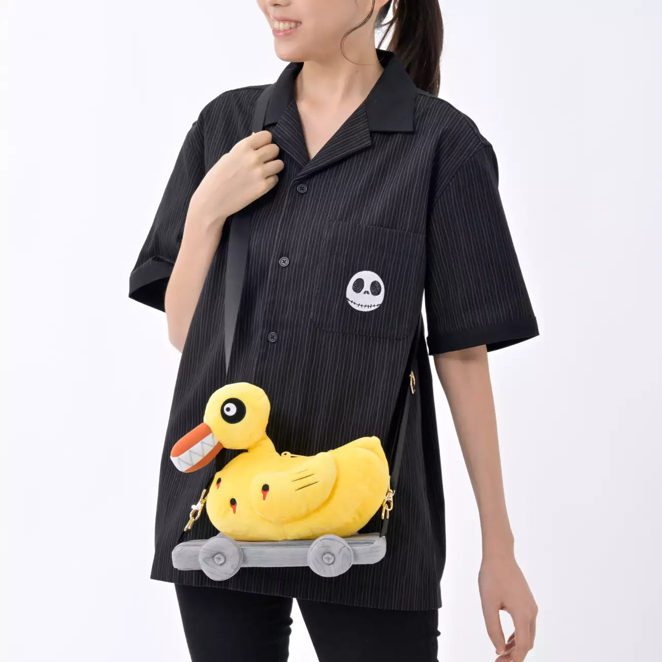 SEPT 7 PREORDER - Japan Disney Store - The Nightmare Before Christmas - Killer Duck Multi-Pouch Bag