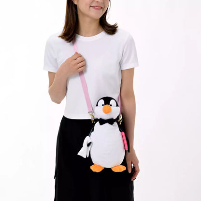Japan Disney Store - Mary Poppins - Penguin Waiter - Plush Multi-Pouch