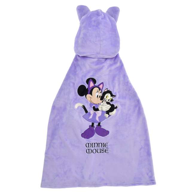 SEPT 1 PREORDER - Japan Disney Store - Halloween 2026 - Minnie & Figaro Blanket Hood
