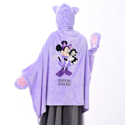 SEPT 1 PREORDER - Japan Disney Store - Halloween 2026 - Minnie & Figaro Blanket Hood