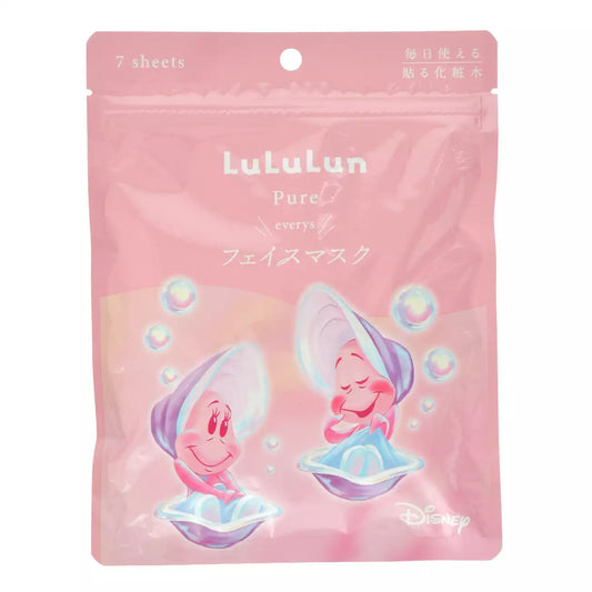JUNE 23 PREORDER - Japan Disney Store - Baby Oyster 2026 - LuLuLun - Young Oyster Face Mask Pure Everys (7 sheets)