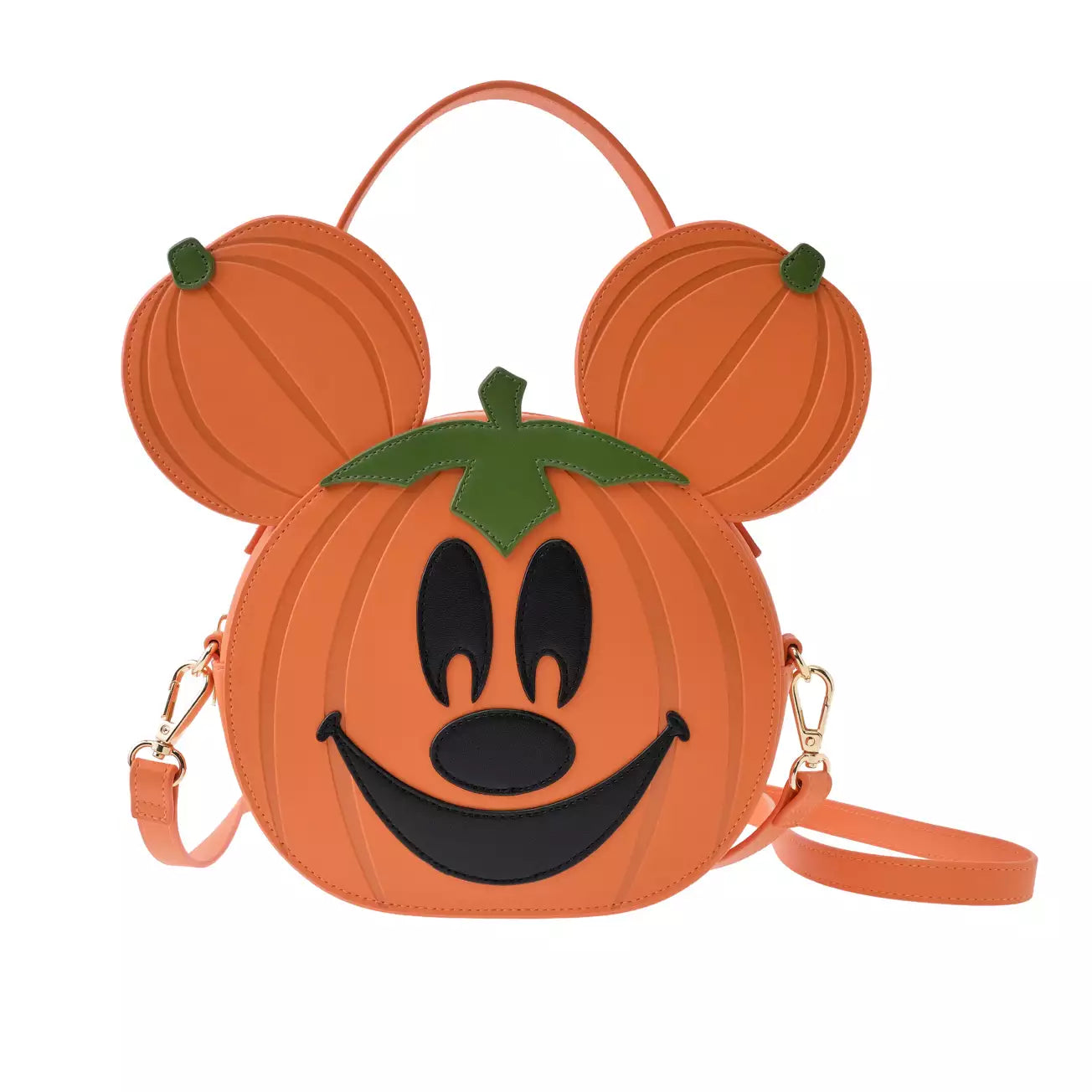 SEPT 1 PREORDER - Japan Disney Store - Halloween 2026 - Mickey Mouse - Pumpkin 2-Way Shoulder Bag