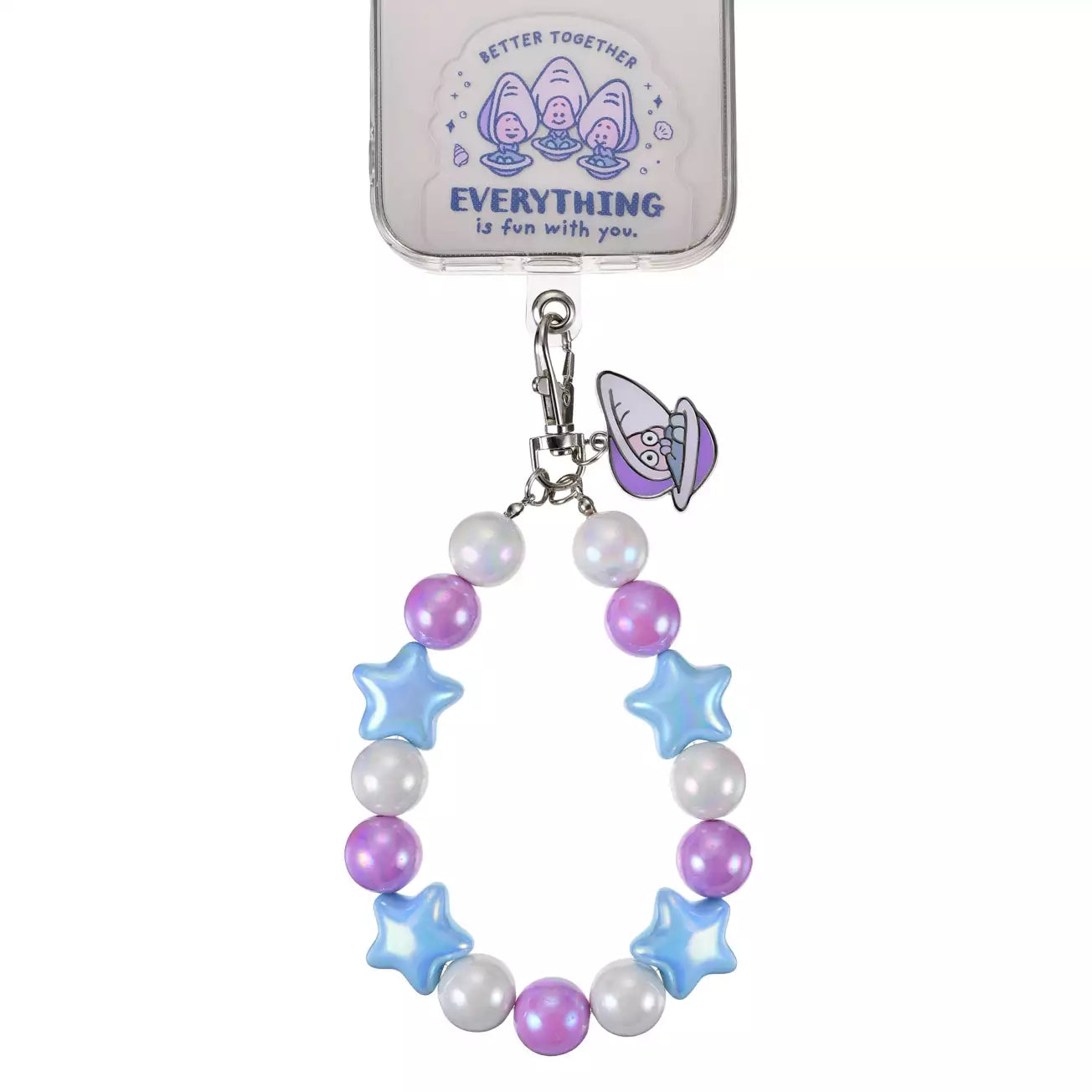 JUNE 23 PREORDER - Japan Disney Store - Baby Oyster 2026 - Young Oysters Smartphone Strap with Beads