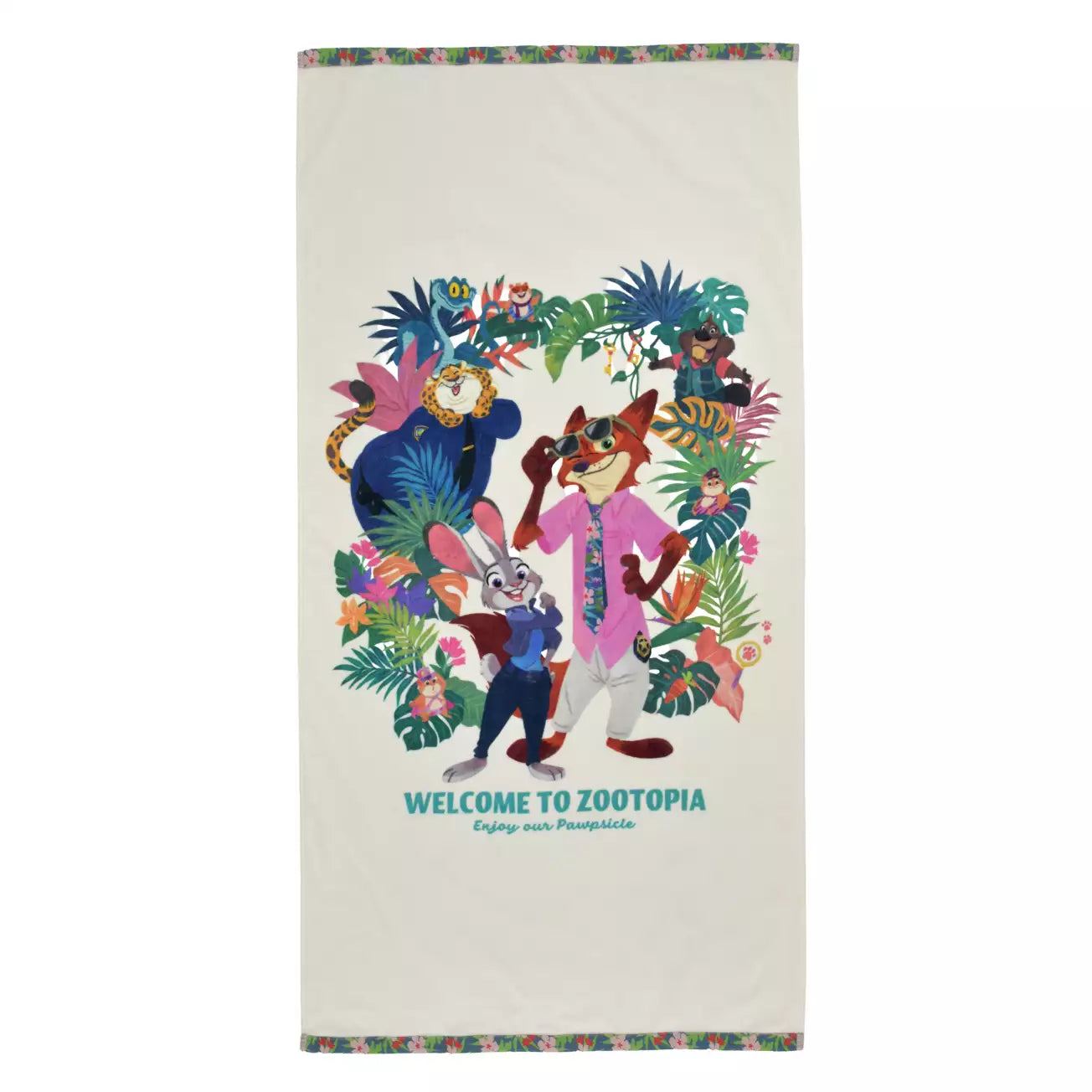 AUG 3 PREORDER - Japan Disney Store - Tropical Zootopia - Bath Towel