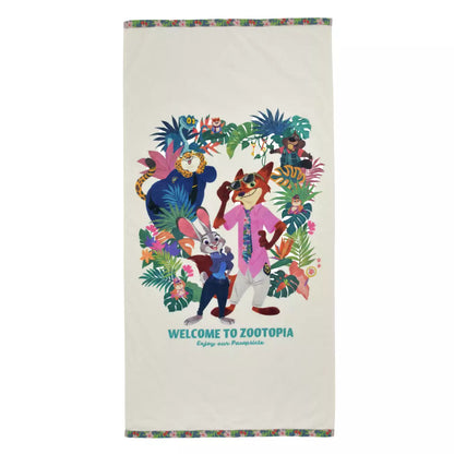 AUG 3 PREORDER - Japan Disney Store - Tropical Zootopia - Bath Towel
