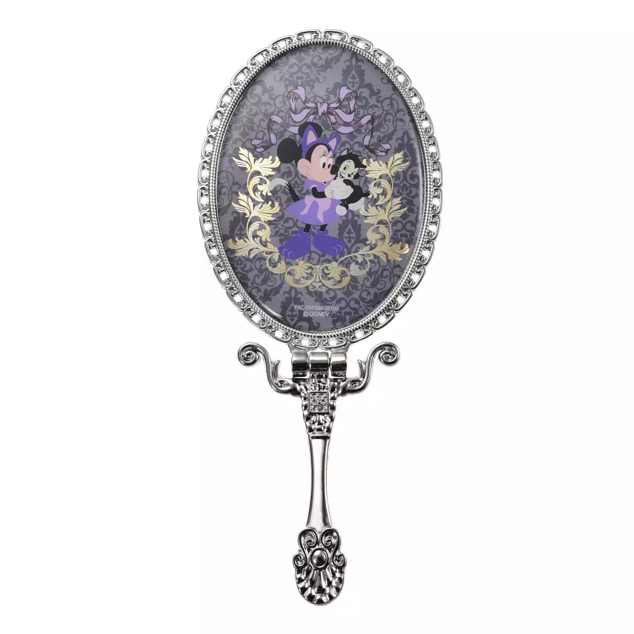 SEPT 1 PREORDER - Japan Disney Store - Halloween 2026 - Minnie & Figaro Hand Mirror / Tabletop Mirror