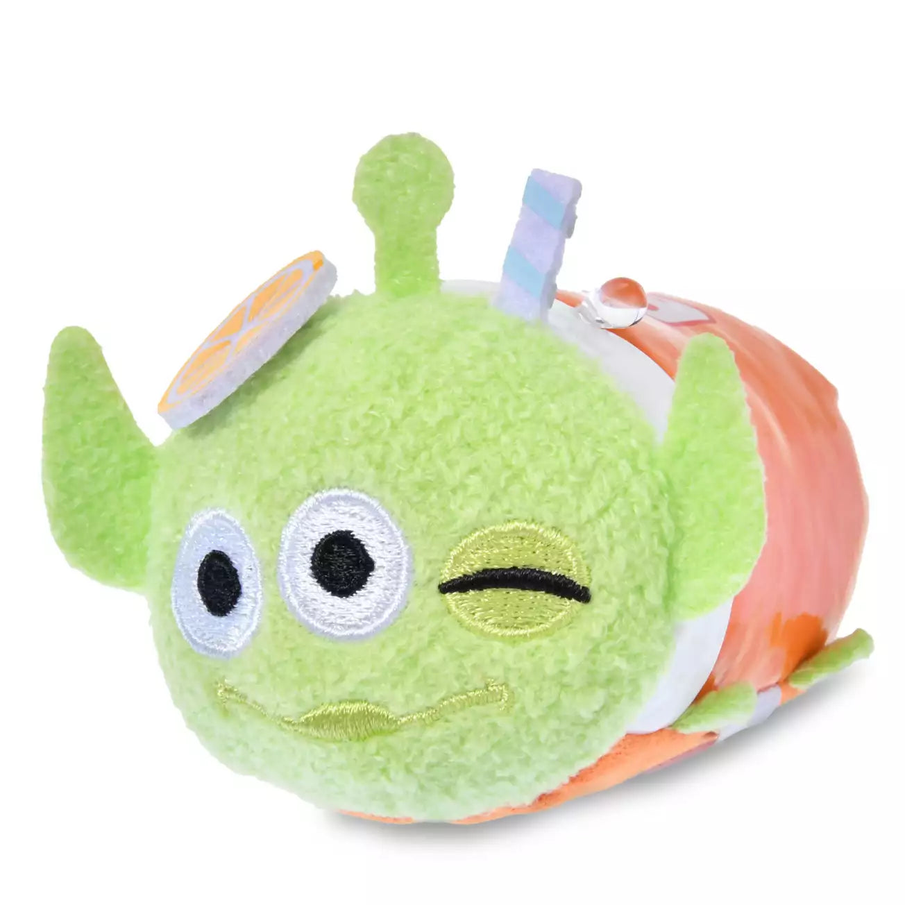 JUNE 26 PREORDER - Japan Disney Store - Tsum Tsum Plush Toy - American Diner - Toy Story - Little Green Men Mini (S) Orange Juice