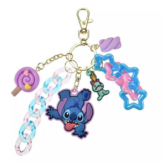 Japan Disney Store -Stitch & Scrump - Jingling Sweets Keychain
