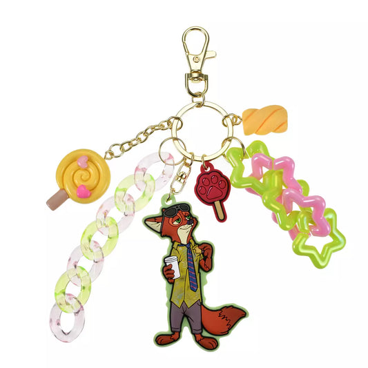 Japan Disney Store - Zootopia - Nick Wilde - Jingling Sweets Keychain