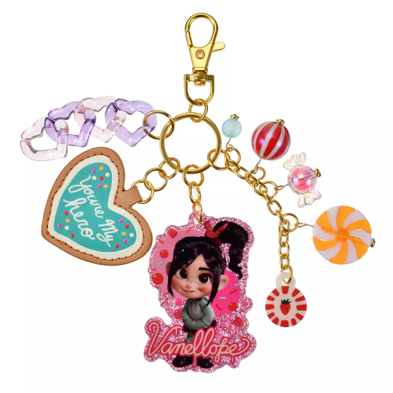 JULY 7 PREORDER - Japan Disney Store - Wreck-It Ralph - Vanellope Jingling Keychain