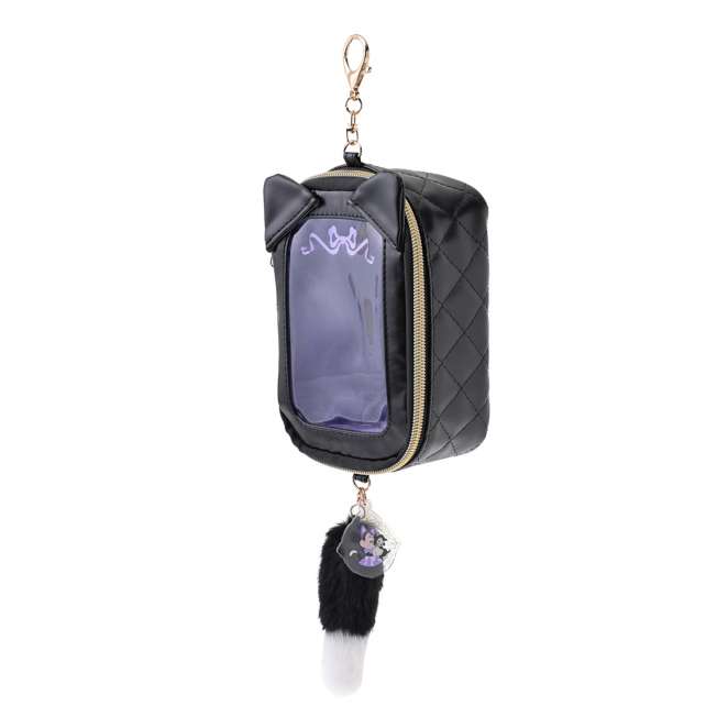 SEPT 1 PREORDER - Japan Disney Store - Halloween 2026 - Minnie & Figaro - Pouch Keychain with Clear Window & Charm