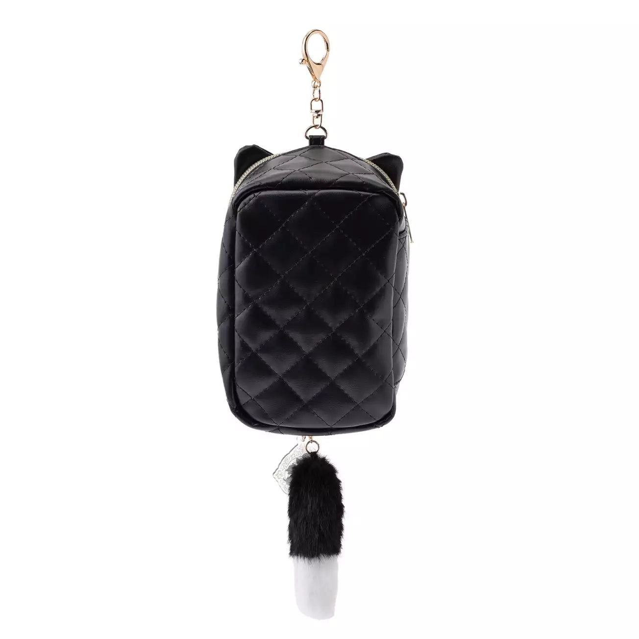 SEPT 1 PREORDER - Japan Disney Store - Halloween 2026 - Minnie & Figaro - Pouch Keychain with Clear Window & Charm