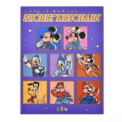 AUG 11 PREORDER - Japan Disney Store - Mickey & Friends - '80s Denim Fashion -Die-Cut Keychain Blind Box