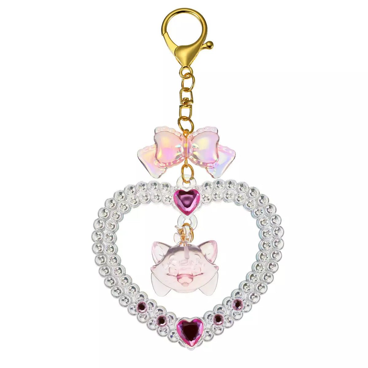 Japan Disney Store - The Aristocats - Marie Keychain - Heart Design