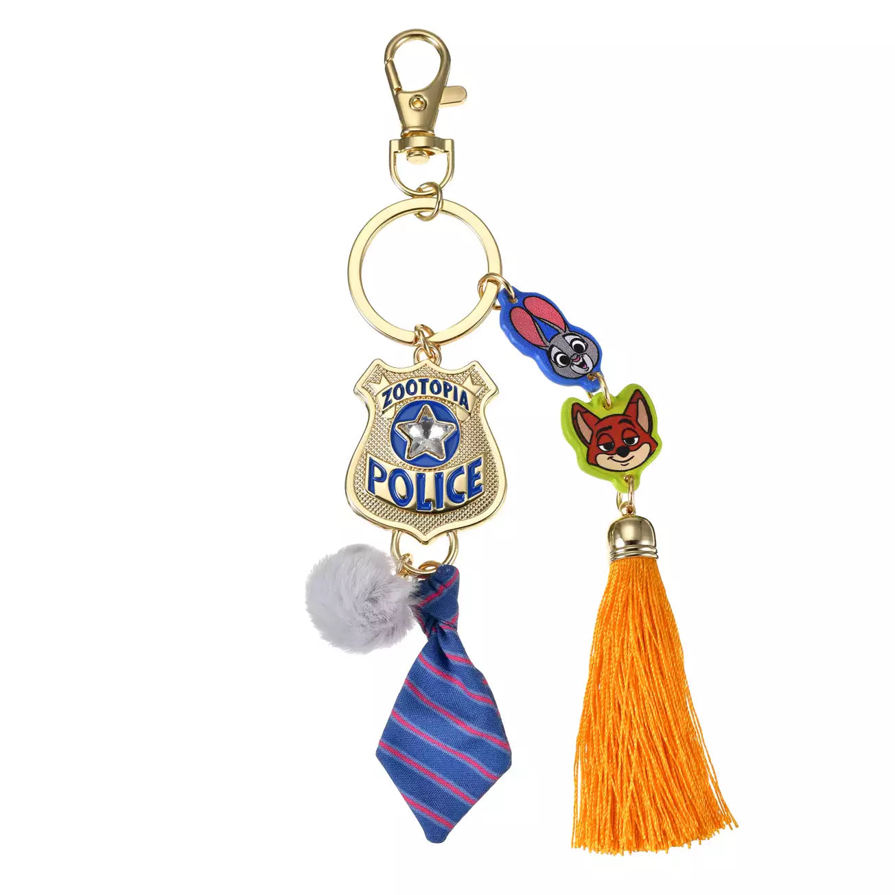 Japan Disney Store - Zootopia - Judy Hopps & Nick Wilde - Tassel Keychain