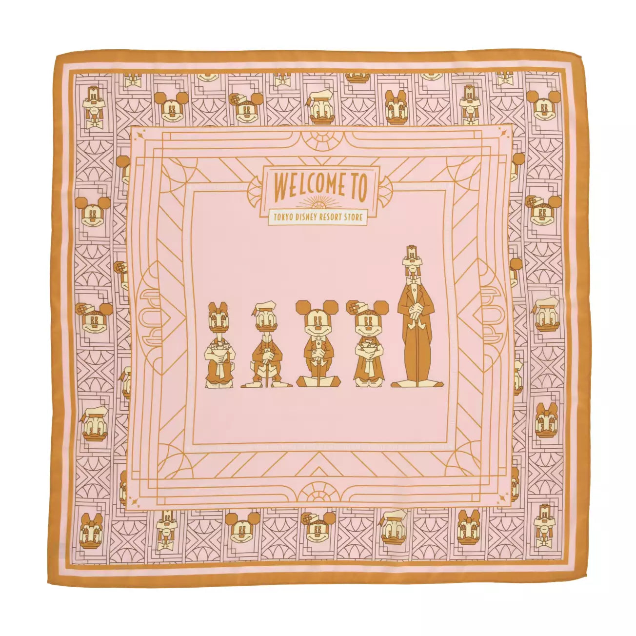 JULY 7 PREORDER - Tokyo Disney Resort Store Exclusive - Mickey & Friends Scarf - 'Celebrating the 1st Anniversary Renewal Opening' Collection