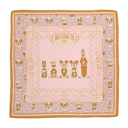 JULY 7 PREORDER - Tokyo Disney Resort Store Exclusive - Mickey & Friends Scarf - 'Celebrating the 1st Anniversary Renewal Opening' Collection