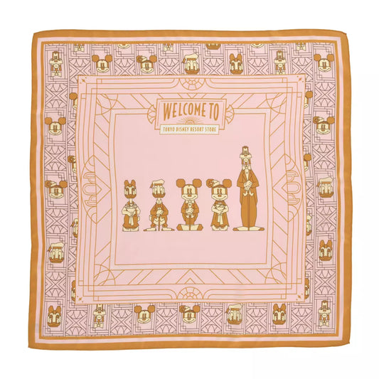 JULY 7 PREORDER - Tokyo Disney Resort Store Exclusive - Mickey & Friends Scarf - 'Celebrating the 1st Anniversary Renewal Opening' Collection