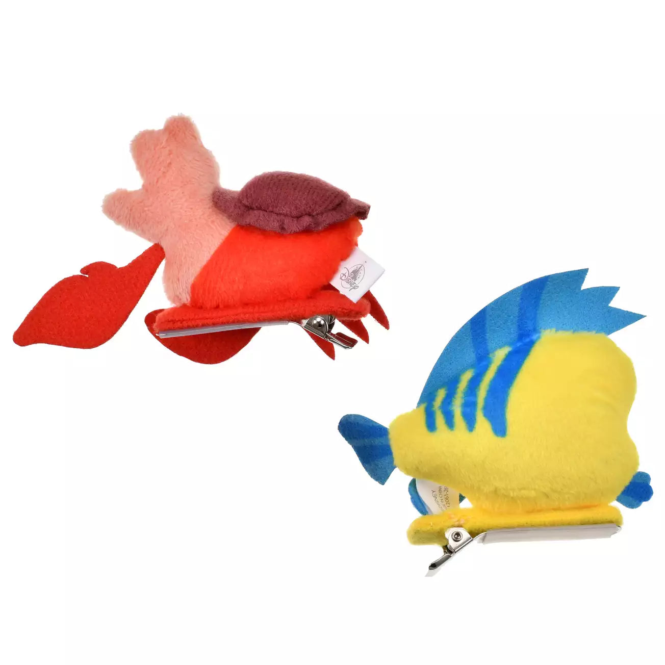 AUG 25 PREORDER - Japan Disney Store - Fashion / Costume Goods - The Little Mermaid - Flounder & Sebastian - Hair Clip Set