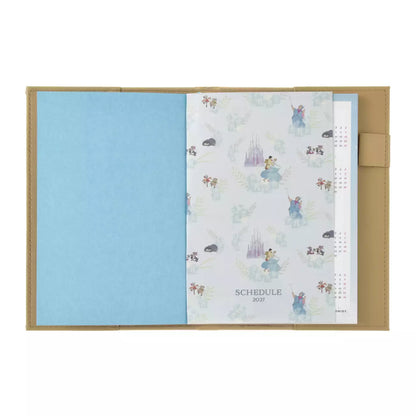 AUG 4 PREORDER - Japan Disney Store - Cinderella Calendar & Organizer 2027 - Embossed Storybook Design