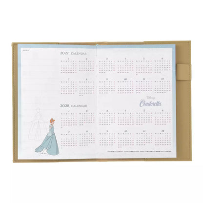 AUG 4 PREORDER - Japan Disney Store - Cinderella Calendar & Organizer 2027 - Embossed Storybook Design