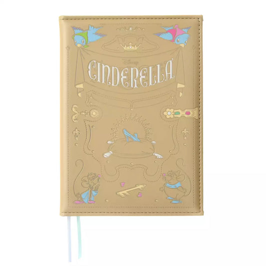 AUG 4 PREORDER - Japan Disney Store - Cinderella Calendar & Organizer 2027 - Embossed Storybook Design