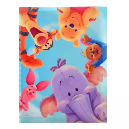 JULY 28 PREORDER - Japan Disney Store - Winnie the Pooh - Roo & Lumpy - Pooh & Friends Clear File