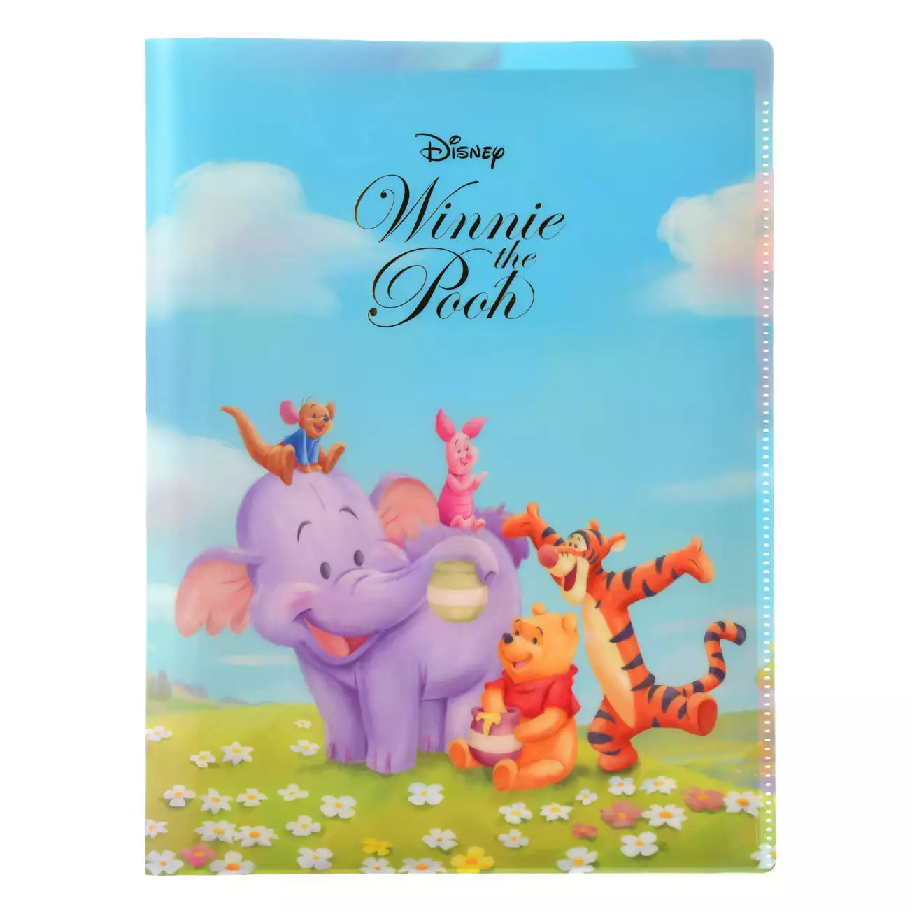 JULY 28 PREORDER - Japan Disney Store - Winnie the Pooh - Roo & Lumpy - Pooh & Friends Clear File