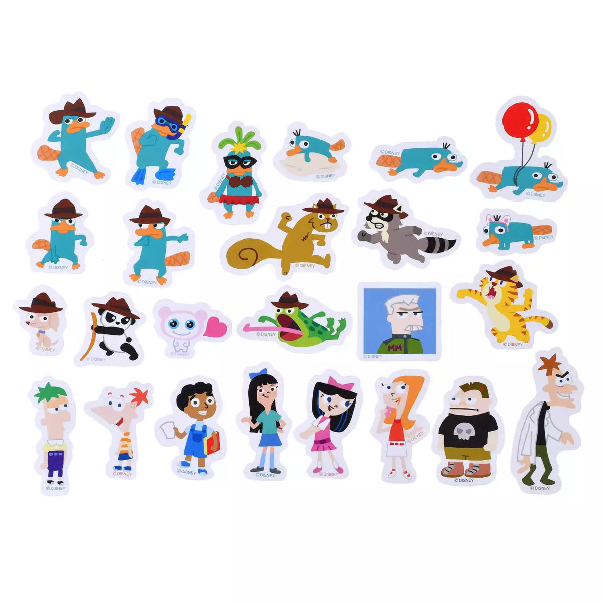 Japan Disney Store - Phineas & Ferb - Sticker Set