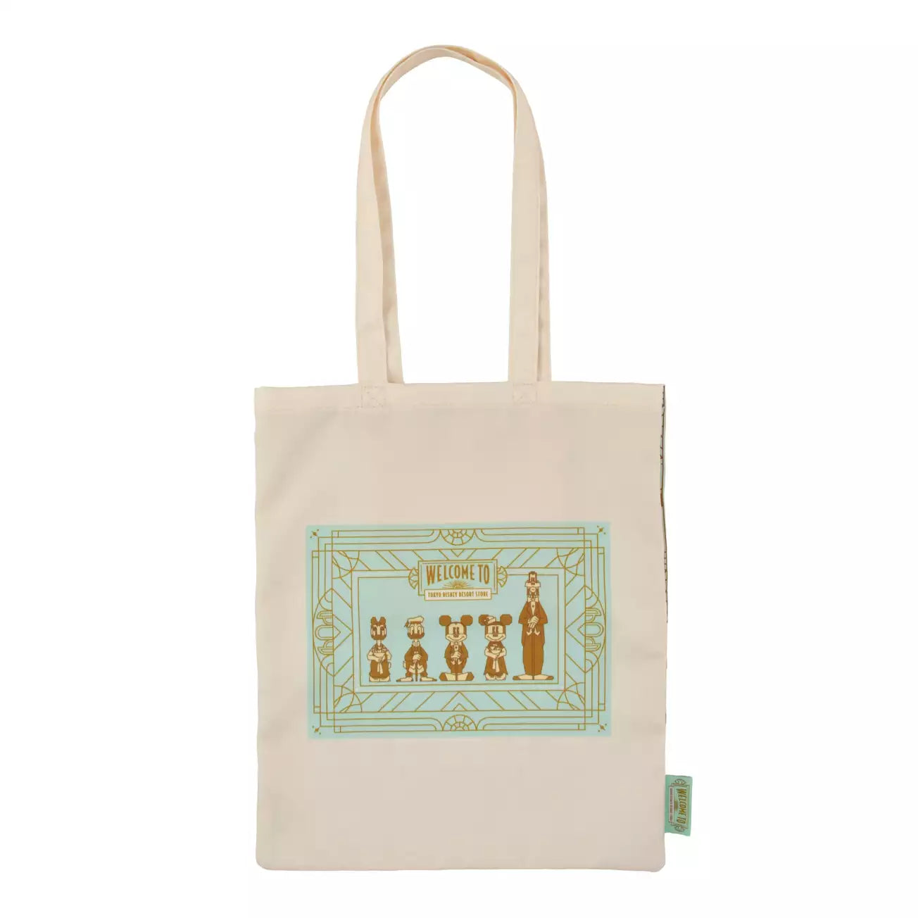 JULY 7 PREORDER - Tokyo Disney Resort Store Exclusive - Mickey & Friends Flat Tote Bag - 'Celebrating the 1st Anniversary Renewal Opening' Collection