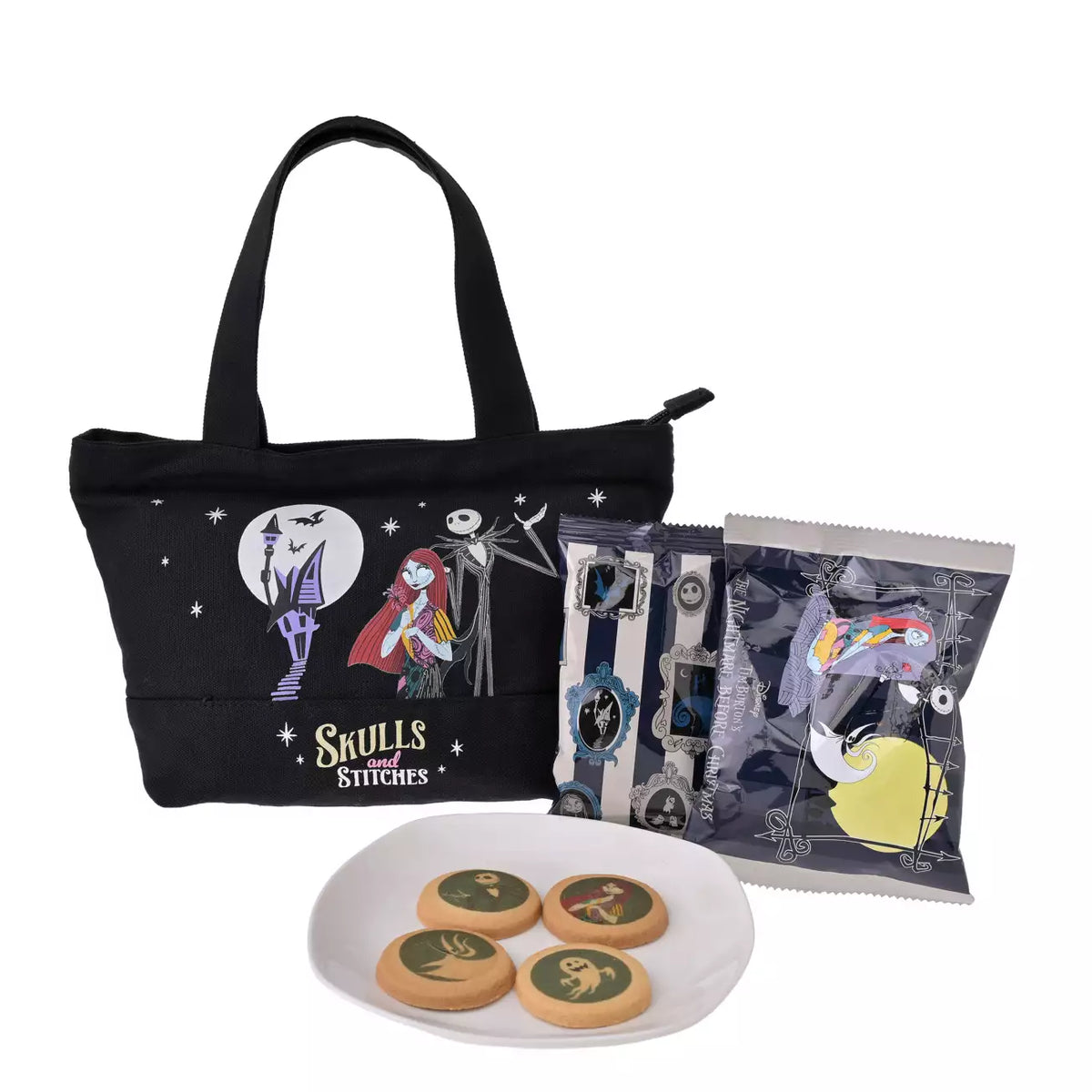 SEPT 7 PREORDER - Japan Disney Store - The Nightmare Before Christmas - Assorted Snacks in Glow-in-the-Dark Bag
