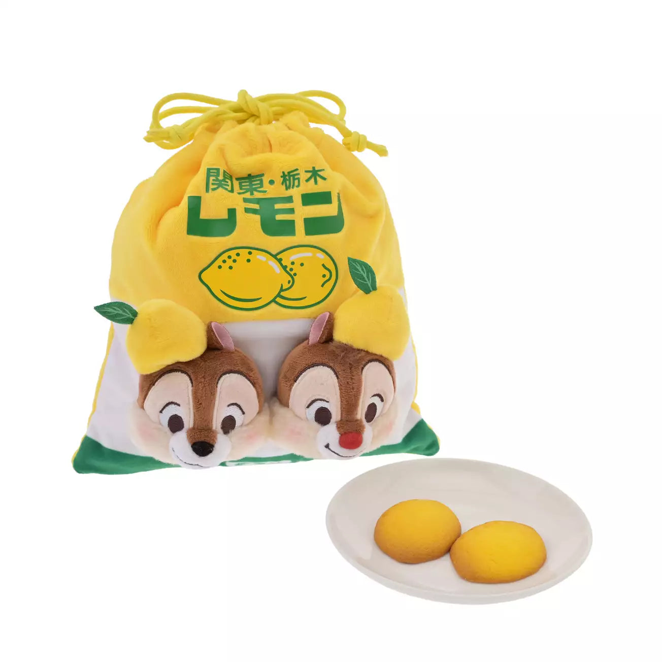 JUNE 30 PREORDER - Japan Disney Store - Chip & Dale Cookies in a Drawstring Bag